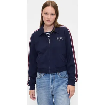 Dámský kabát GAP dámský kabát modrý klasický bez kapuce velikost XL