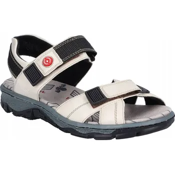 Dámské sandále Rieker dámské sandály 68851-80 plochý podpatek velikost 37