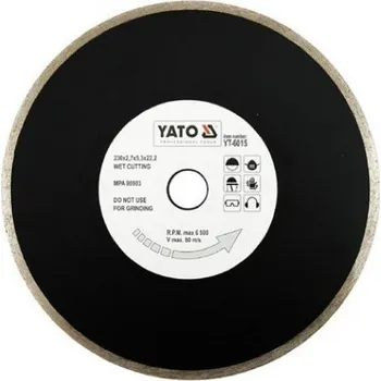 Autodoplněk Yato Kotouč diamantový 230 x 22,2 x 2,7 mm hladký