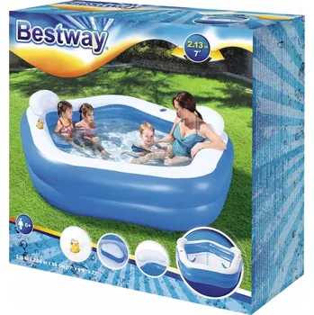Dětský bazének Bestway 54153 Nafukovací bazén 213 x 206 cm modrý