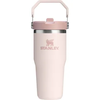 Termoska STANLEY Termoláhev s integrovanou slámkou The IceFlow™ Flip Straw 2.0 Tumbler 410 ml/20oz Rose Quartz