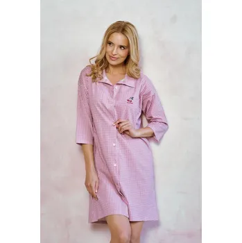 Dámská noční košile 3436 NOČNÍ KOŠILE JOLIE S-XL Růžová XL