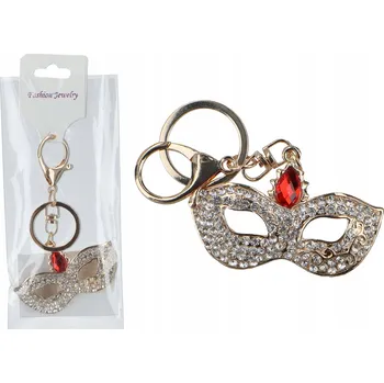PŘÍVĚSEK NA KLÍČE NA KLÍČE PŘÍVĚSEK NA KABELKU BENÁTSKÁ MASKA DÁREK OZDOBA