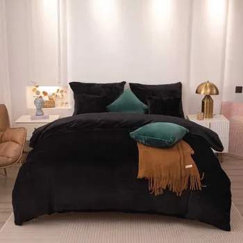 Povlečení POVLEČENÍ 220x200 PLUSZOVÉ FLEECE HRUBÉ TEPLÉ MĚKOUČKÉ ZIMNÍ MEDVÍDEK