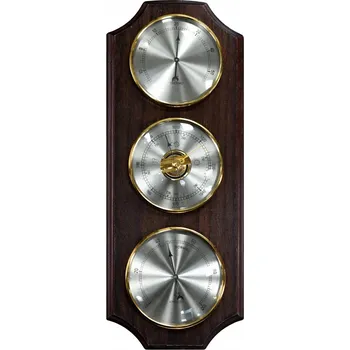 Meteostanice Dřevěná METEOROLOGICKÁ STANICE barometr TFA GERMANY teploměr vlhkoměr