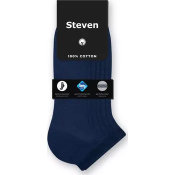 Pánské ponožky - 100 % bavlna 042 tmavě modrá 44-46