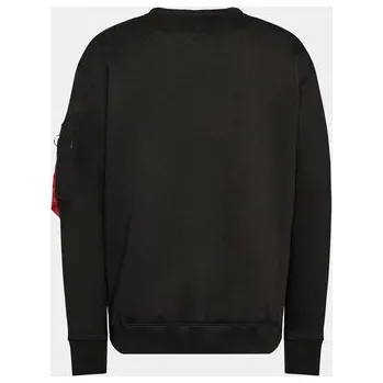 Pánská mikina Alpha Industries Mikina AI.118312-03-XL Černá Regular Fit S