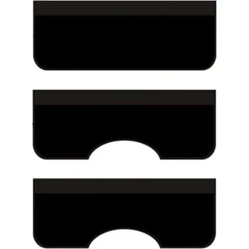 Polep vozidla 3 ks magnetická ochranná podložka do auta Kryt blatníku 110 x 45 cm Univerzální servisní ochrana karoserie vozidla černá