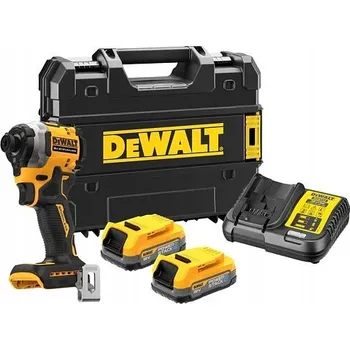 DeWalt DCF850E2T aku rázový utahovák 18V/2*1,7Ah, 205Nm, 1/4", POWERSTACK,