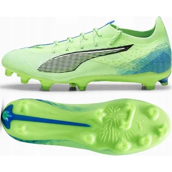 Míčový sport Fotbalová obuv PUMA Ultra 5 Pro FG/AG fizzy apple/puma white, velikost 40.5 EU