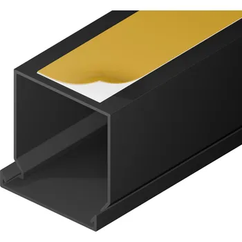 kabelová chránička EDO Technic Kabelová lišta s kanálem Samolepicí 40x40 Antracit 2m