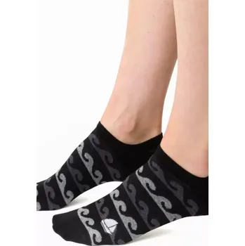 Pánské ponožky DÁMSKÉ NÁMOŘNÍ NOHY 117 černá 35-37