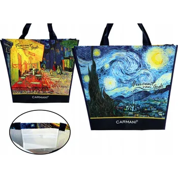 Carmani nákupní taška plast bez vzoru