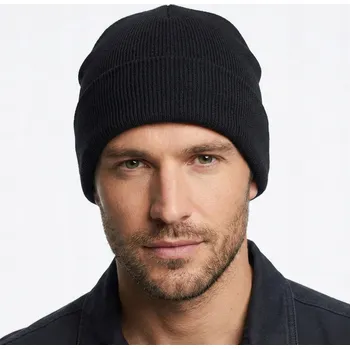 Čepice PÁNSKÁ ZIMNÍ ČEPICE, SILNÁ, ZATEPLENÁ PLETENINA, UNIVERZÁLNÍ AKRYL