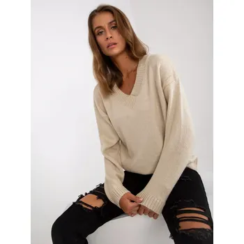 Dámský svetr Svetr LC SW 0332.17 béžová jedna velikost