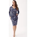 Dámské tričko Luna 275 long/r 3XL Z24/25 krémový květ 3xl