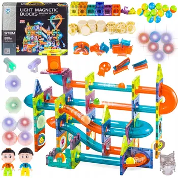 ostatní stavebnice Ramiz KX5144_1 202 magnetických Stavebnice