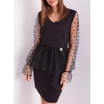 Dámské šaty Šaty EM SK 5002.95 černá jedna velikost