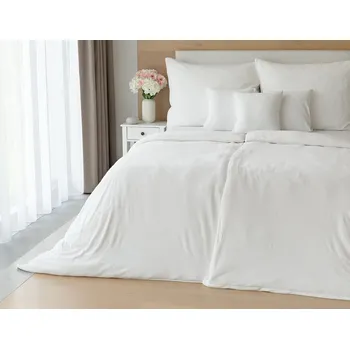 Povlečení Matějovský Bavlněný mikroplyš PREMIUM BILÝ Bavlněný mikroplyš povlak 70/90