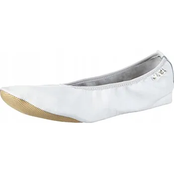 Dámská obuv LICO BÍLÉ KOŽENÉ BALETKY NA GYMNASTIKU VEL. 32 S3I