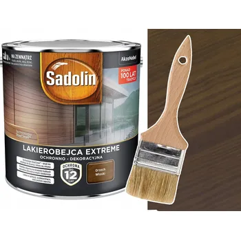 barva a nátěr na dřevo Lazura na dřevo na altány a ploty Sadolin Extreme ořech vlašský 4,5L