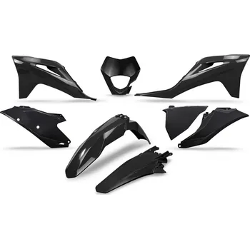 UFO sada plastů GAS GAS EC / EC-F 250 / 300 / 350 '21-'23 (černá)