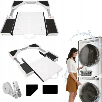 Montážní sada pro pračku a sušičku, Rám pro spojení sušičky 54-69,5 cm