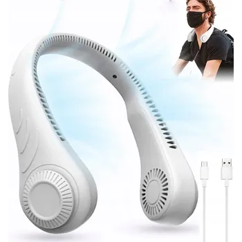 Domácí ventilátor Mini ventilátor Kinscoter Přenosný chladicí klimatizátor, bílý