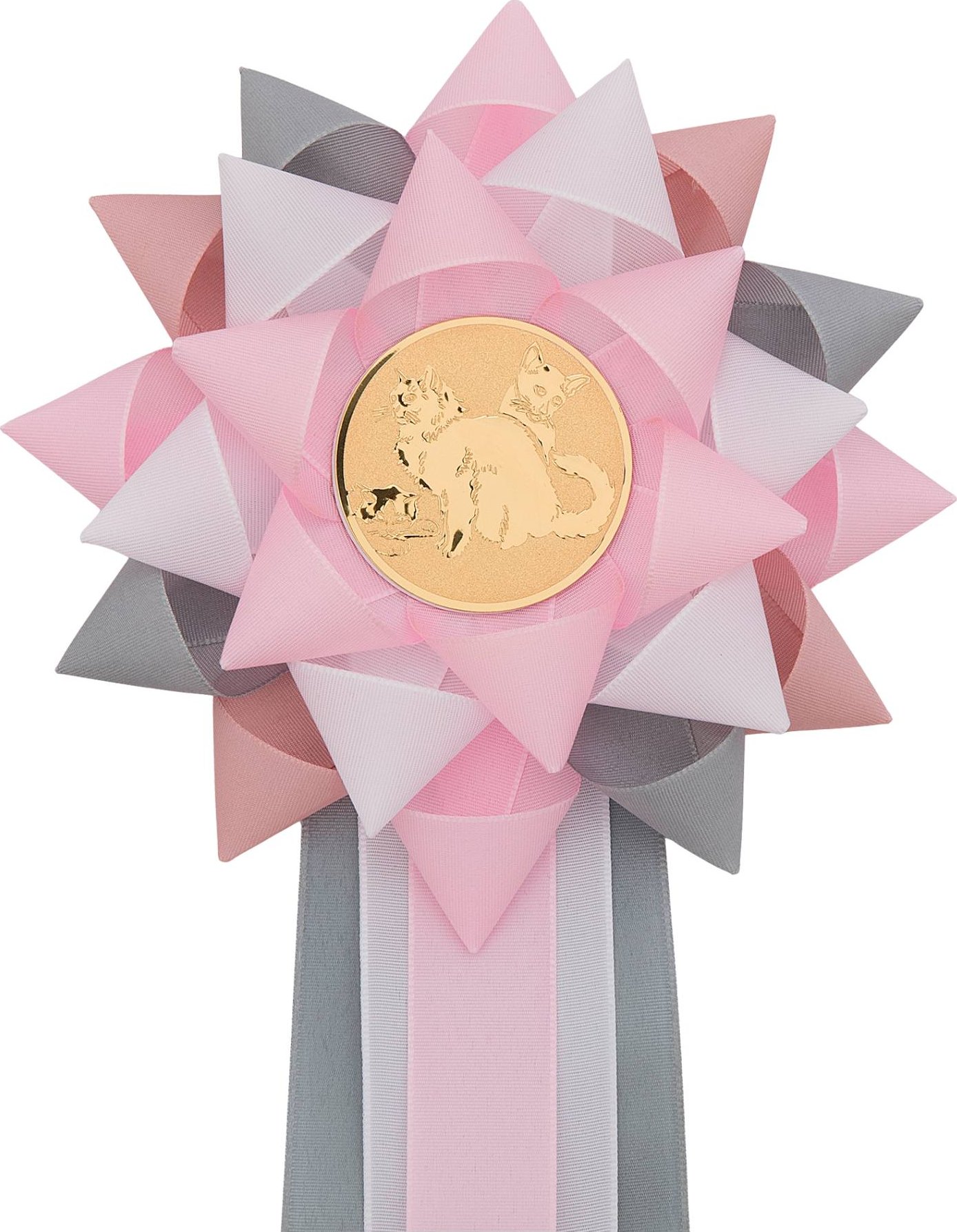 Kokarda třířadá KVĚTINA, průměr 16 cm