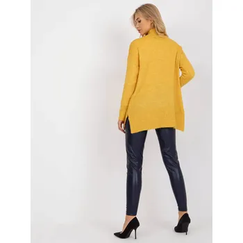 Dámský svetr Dámský svetr RV SW 7051 žlutý jedna velikost