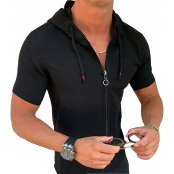 Pánská košile MONDOMEN pánská košile ležérní krátký rukáv regular střih bavlna velikost S