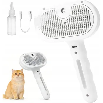 Kosmetika pro psa SAMOČISTICÍ PARNÍ KARTÁČ PRO PSY - ELEKTRICKÝ PRO PÉČI O SRST