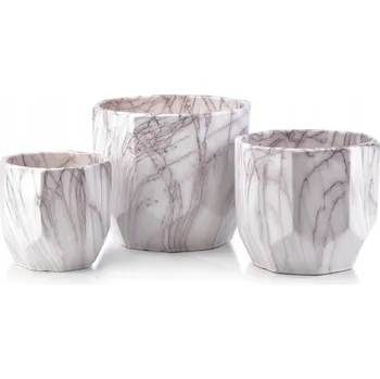 Květináč Květináč 23 x 25 cm keramický šedý