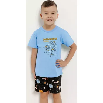 Pánské pyžamo 3406 SPENCER CHLAPECKÉ PYŽAMO 86-116 Modrá 98