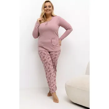 Pánské pyžamo Pohodlná pyžama pro plnoštíhlé model 221193 Forever Pink 3XL