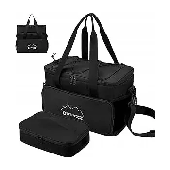 Termotaška 16L + taška na oběd 5L Vodotěsná Sada, Černá barva