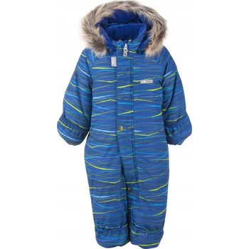 Kojenecká kombinéza Teplá dětská zimní kombinéza ZOO modrá Lenne, vel.