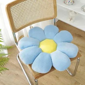 Polštář Polštář květina - modrý