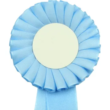 Kokarda jednořadá STANDARD, průměr 8 cm, sv.modrá