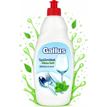 Mycí prostředek Gallus Prostředek na mytí nádobí Mátový 850ml