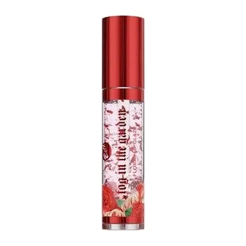 Lesk na rty Bell x Fog in the Garden Floral Lip Glaze Lesk na rty s okvětními lístky růží 01