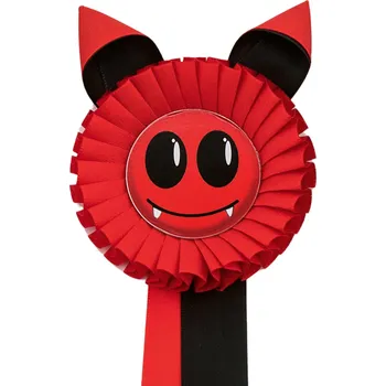 Kokarda jednořadá ČERTÍK, průměr 11 cm