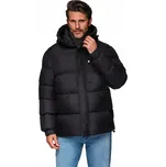 Ombre pánská prošívaná bunda s kapucí OM-JAHP-0238, velikost M