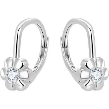 Náušnice Půvabné dívčí náušnice s čirými zirkony AGUC3335-2 Beneto