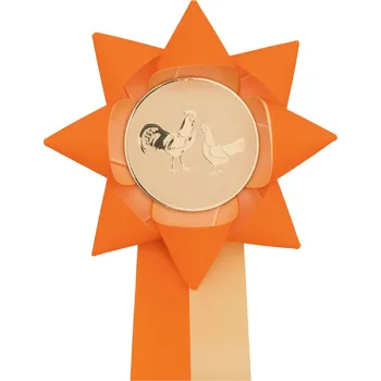 Kokarda dvouřadá VĚTRNÍK dvoubarevný, průměr 11 cm