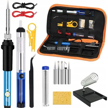 Precizní pájecí stanice s hrotem 60W se pouzdro a 5 pájecími hroty, XXL sada