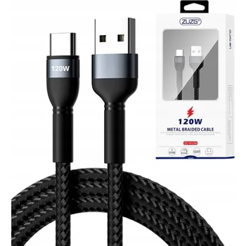 Datový kabel USB kabel rychlý silný kabel v opletu USB - USB-C 120W 6A PD QC3.0 1,2m