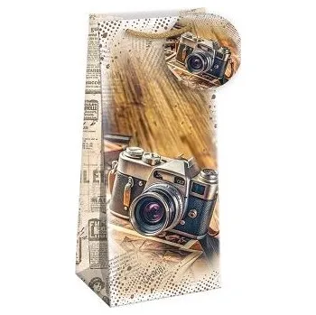 Dárková taška ARGUS Dárková papírová taška na koňak (13 x 29.5 cm) 07770806