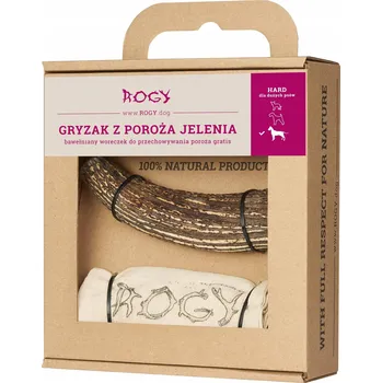 Pamlsek pro psa ROGY DOG Žvýkací hračka z jeleního parohu HARD pro velké psy