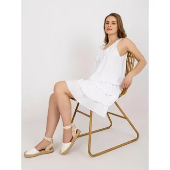 Dámské šaty TW SK BI 8139 šaty.44 bílé jedna velikost